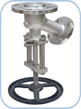 Y Type Flush Bottom Valve